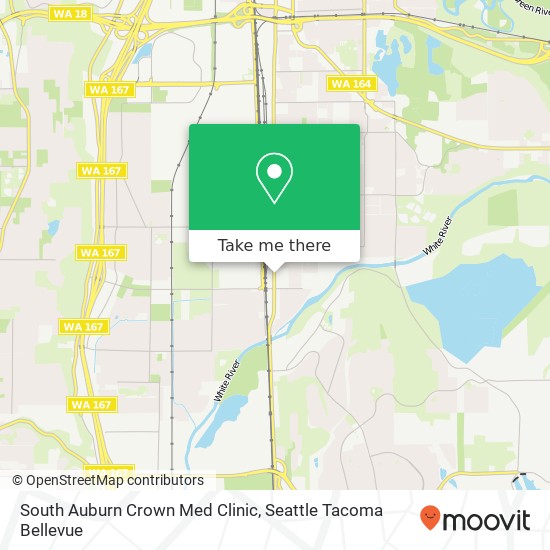 South Auburn Crown Med Clinic map