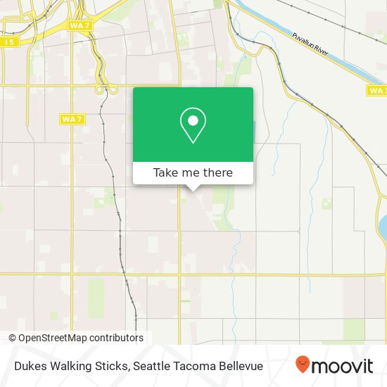 Dukes Walking Sticks map