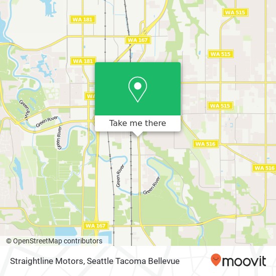 Straightline Motors map