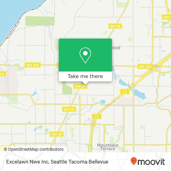 Excelawn Nwe Inc map