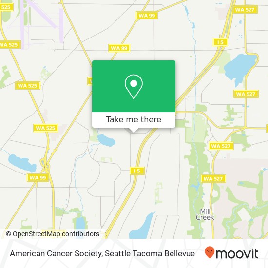 American Cancer Society map