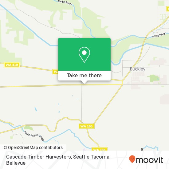 Mapa de Cascade Timber Harvesters