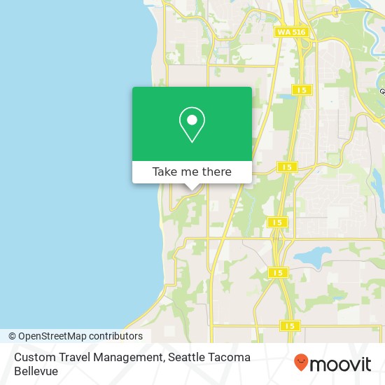 Custom Travel Management map