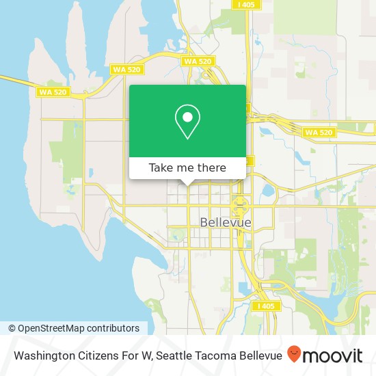 Mapa de Washington Citizens For W