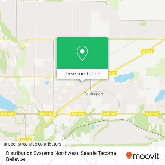 Distribution Systems Northwest map