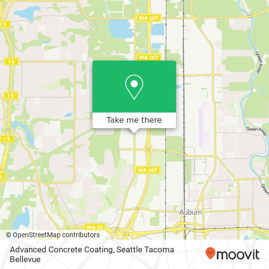 Mapa de Advanced Concrete Coating