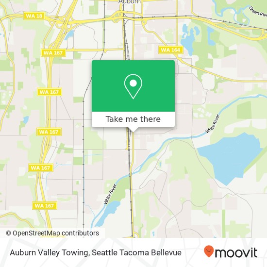 Auburn Valley Towing map