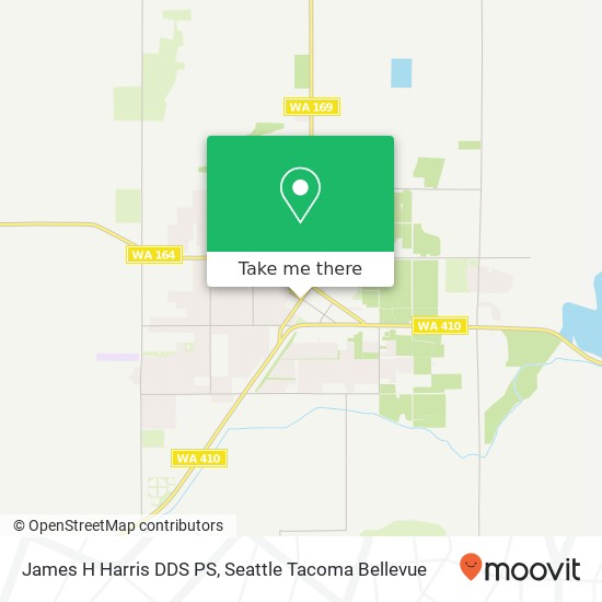 James H Harris DDS PS map