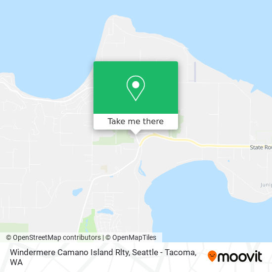 Mapa de Windermere Camano Island Rlty