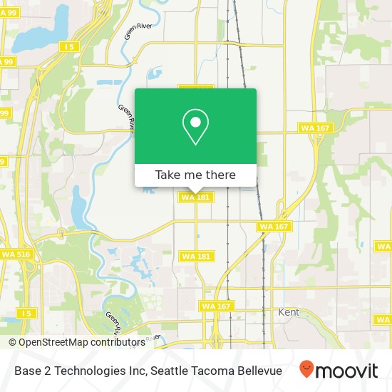Mapa de Base 2 Technologies Inc