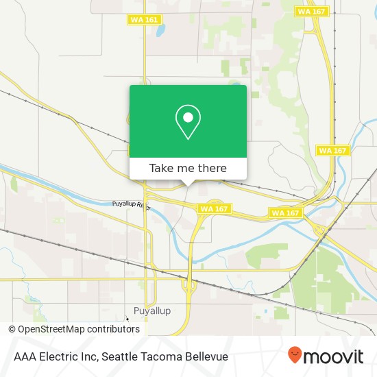 AAA Electric Inc map