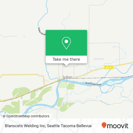 Blanscets Welding Inc map