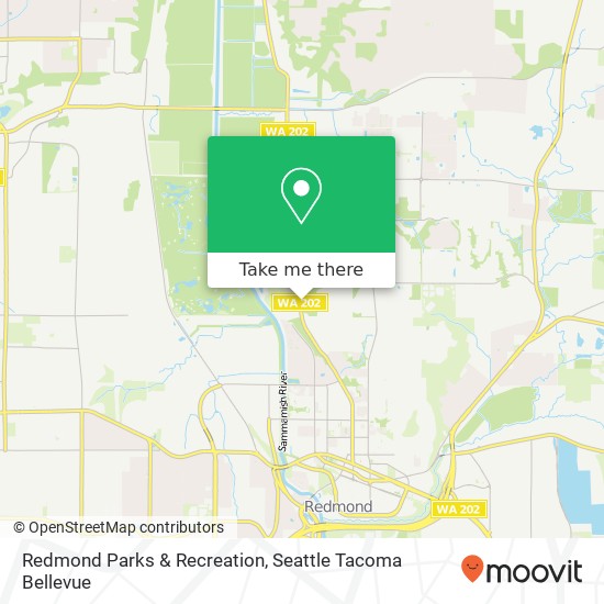 Redmond Parks & Recreation map