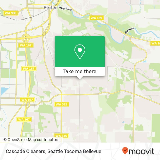 Cascade Cleaners map