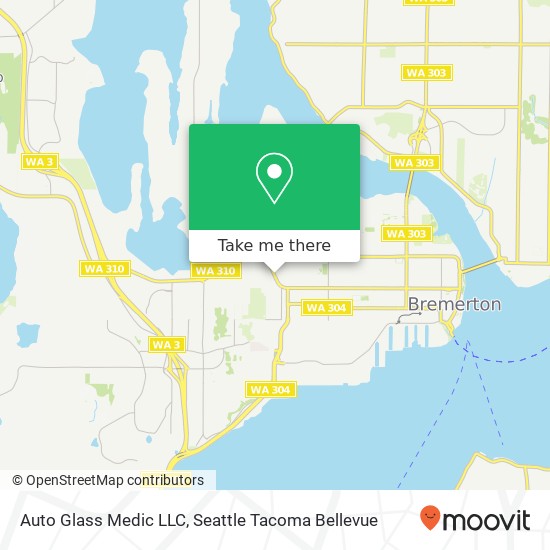 Mapa de Auto Glass Medic LLC