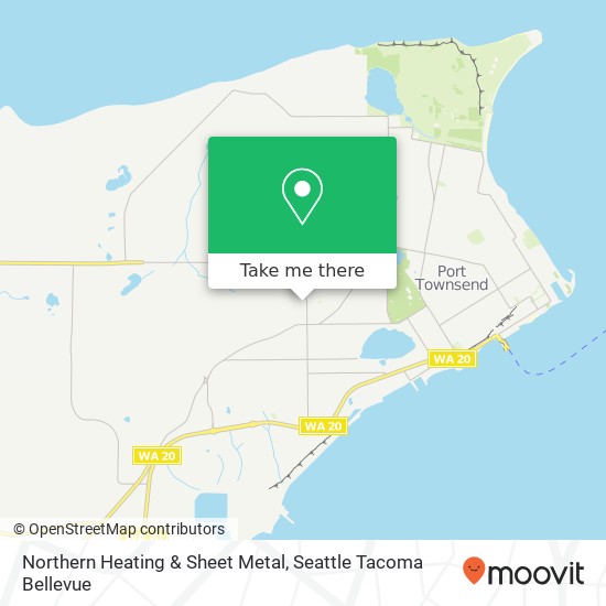 Mapa de Northern Heating & Sheet Metal