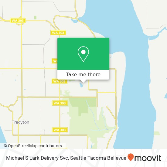 Mapa de Michael S Lark Delivery Svc