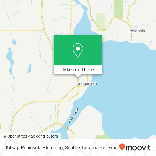 Kitsap Peninsula Plumbing map