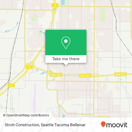 Stroh Construction map