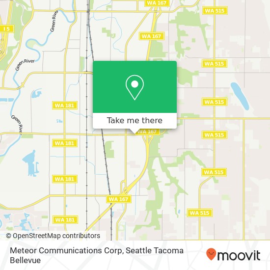 Meteor Communications Corp map