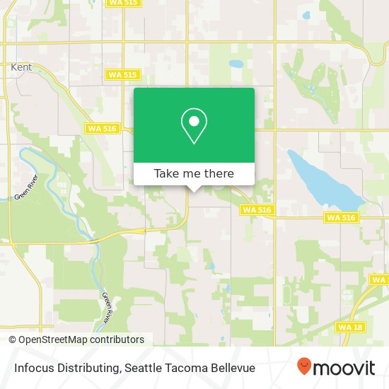 Infocus Distributing map