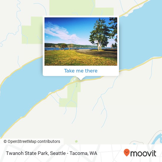 Mapa de Twanoh State Park