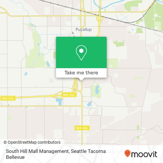 South Hill Mall Management map