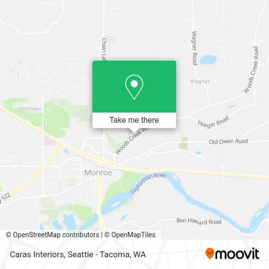 Caras Interiors map