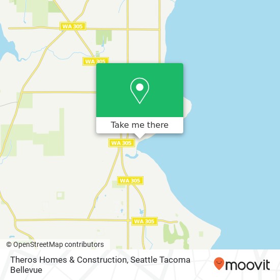 Theros Homes & Construction map