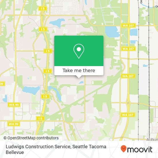 Mapa de Ludwigs Construction Service