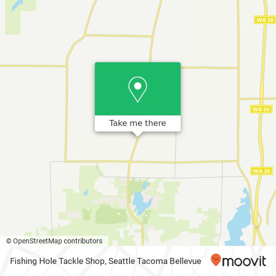 Fishing Hole Tackle Shop map