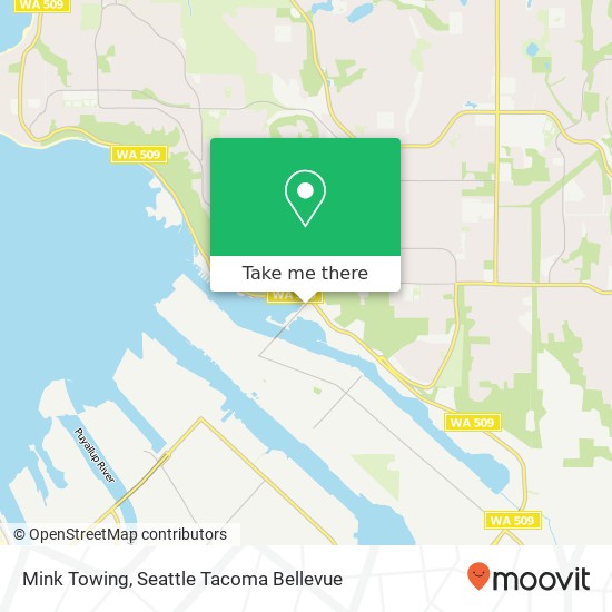 Mink Towing map