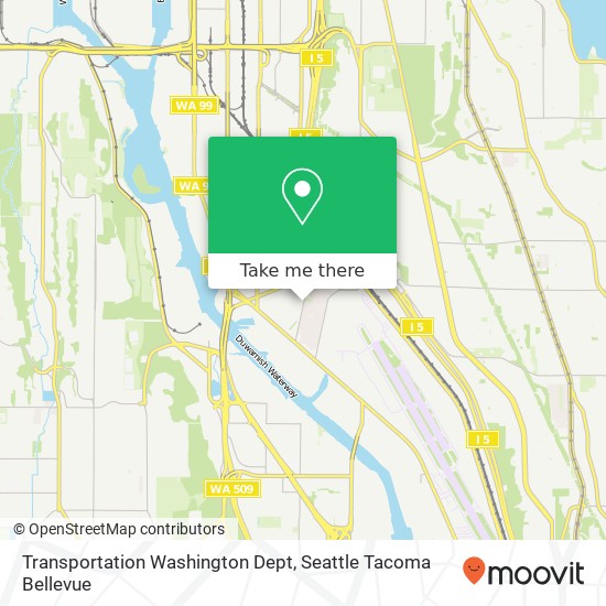 Mapa de Transportation Washington Dept