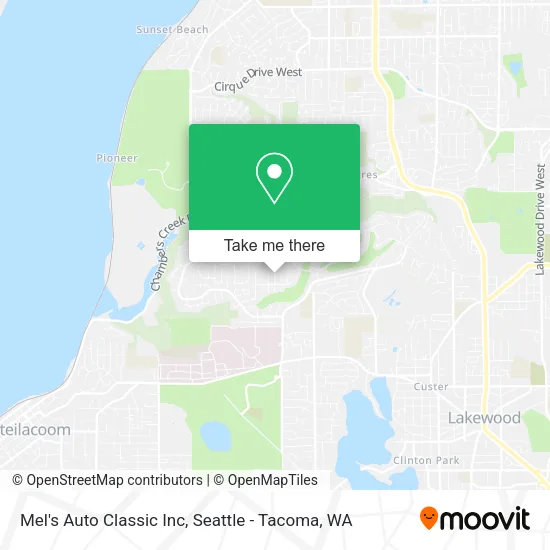 Mel's Auto Classic Inc map