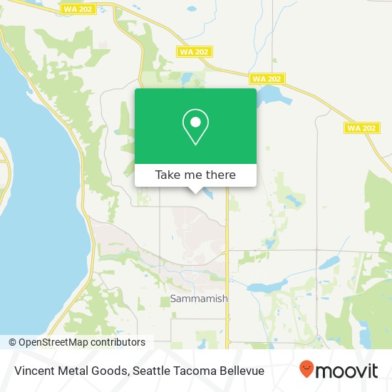 Vincent Metal Goods map
