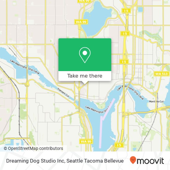 Dreaming Dog Studio Inc map