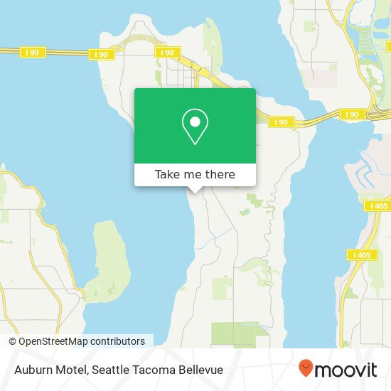 Auburn Motel map