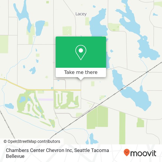 Mapa de Chambers Center Chevron Inc