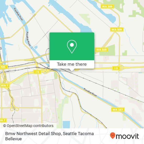 Mapa de Bmw Northwest Detail Shop
