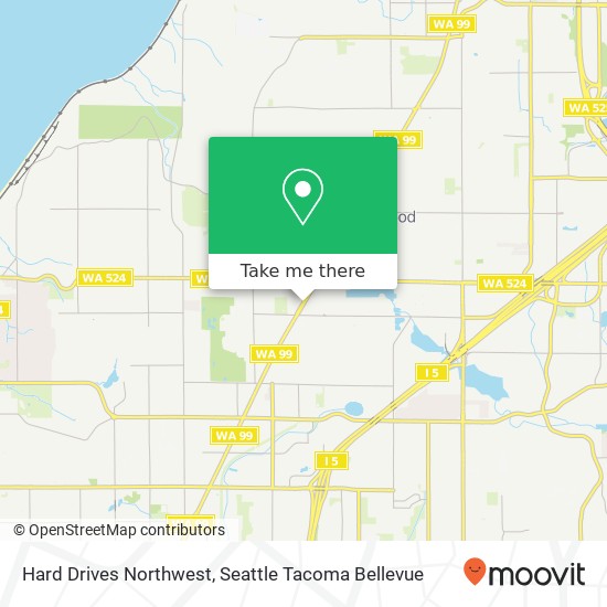 Mapa de Hard Drives Northwest