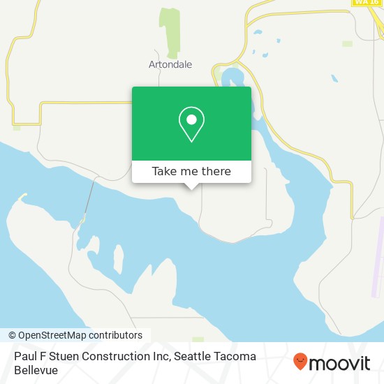 Paul F Stuen Construction Inc map