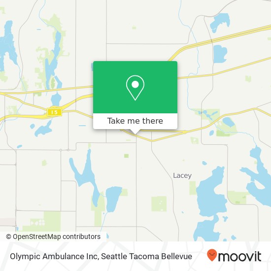 Mapa de Olympic Ambulance Inc