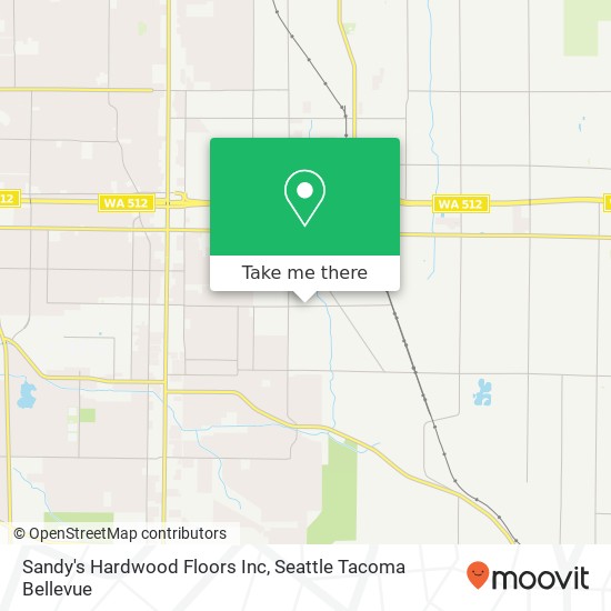 Sandy's Hardwood Floors Inc map