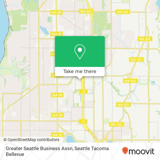 Greater Seattle Business Assn map