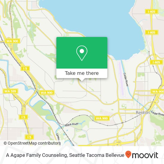 A Agape Family Counseling map