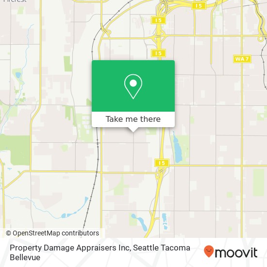 Property Damage Appraisers Inc map