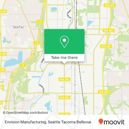 Envision Manufacturing map