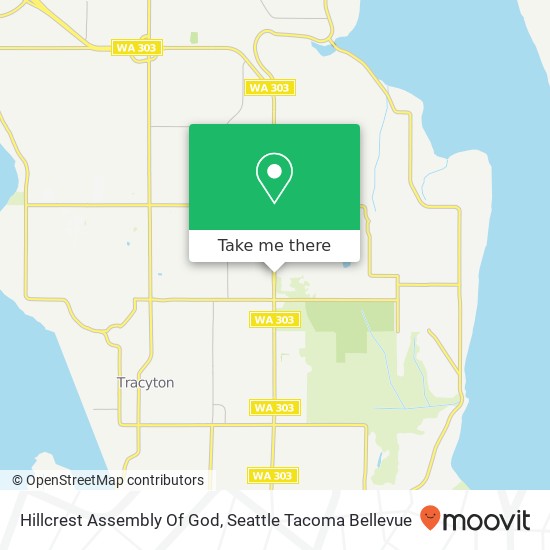 Hillcrest Assembly Of God map