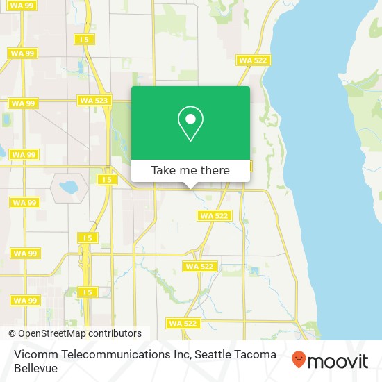 Mapa de Vicomm Telecommunications Inc