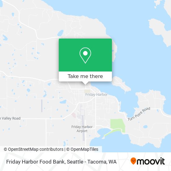 Mapa de Friday Harbor Food Bank